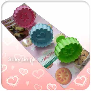 Cookies Biscuit Star Heart Flower Moon Cake Plunger Cutter