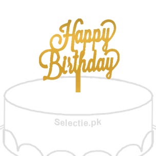 Happy Birthday Cake Topper