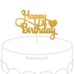 Happy Birthday Cake Topper