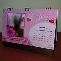 Office / Side Table Calendar printing Lahore Pakistan online safe n secure service