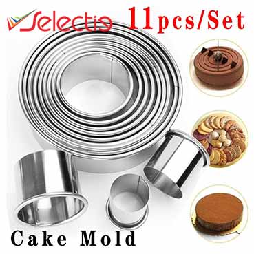 Round Circle Mini Cheesecake Steel Cookies Cutter