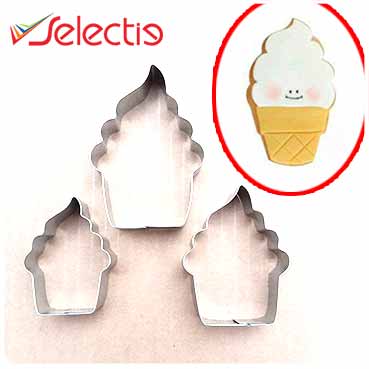 Cone Ice Cream Cupcake Large Cookies Cutter