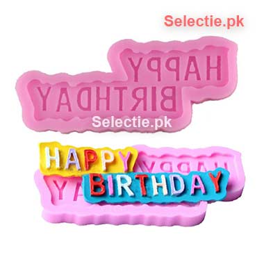Happy Birthday Selectie Silicone Molds