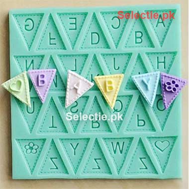 Alphabet Flag Abc Silicone Molds