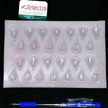 Abc 123 Alphabets Name Silicone Drop Molds