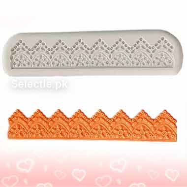 Dholki Mehndi Wedding Border Silicone Molds