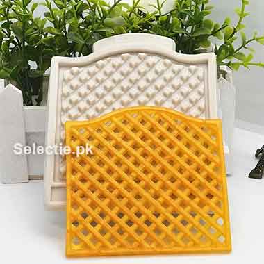Cross Box Jali Silicone Molds