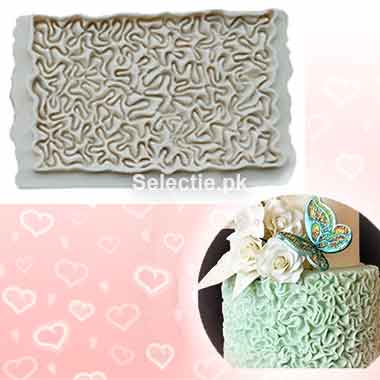 Ruffle Fold Skirts Pleats Mould Gumpaste Sugarpaste Silicone Molds