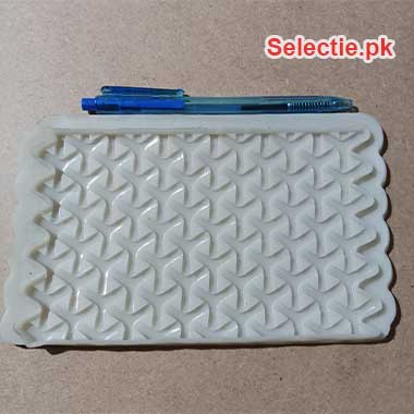 Texture Base Wide Border Designs Silicone Fondant Molds