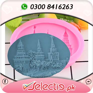 Old Castle Princess Building Silicone Mold