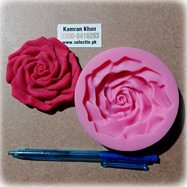 Big Rose Flower Silicone Fondant Molds