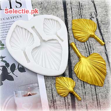 Fan Palm Leaf Fin Silicone Fondant Molds