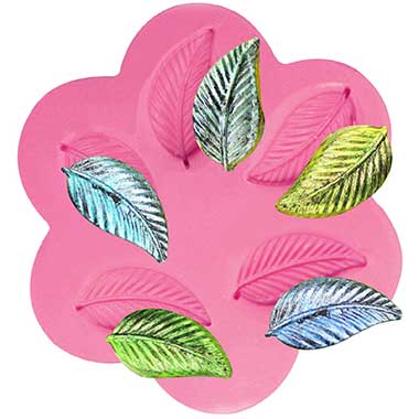 Mini Leaf Silicone Fondant Molds