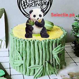 Wood Sticks Fence Border Jungle Panda Theme Silicone Molds