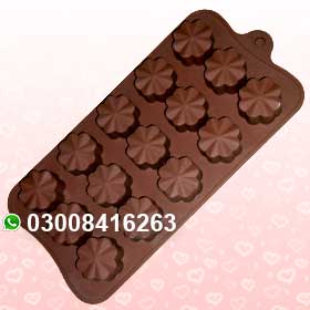 Flower Round Solid Nuts Chocolates Silicone Molds