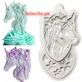 Unicorn Head Flower Molds