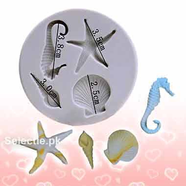 Starfish Seahorse Shell Silicone Molds