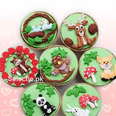 Deer Forest Pine Cone Baby Bird Nest Animals Silicone Molds