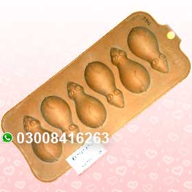 Mouse Animal Jungle Theme Kids Chocolates Silicone Molds