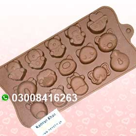 Elephant Cat Love Animals Chocolates Silicone Molds