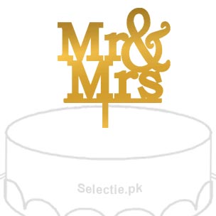 Mr N Mrs Cake Topper Stand