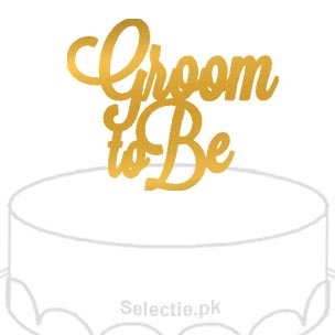Groom To Be Boy Dulha Cake Topper