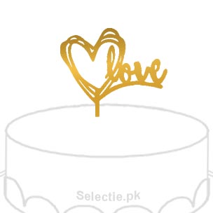 Love Cake Topper
