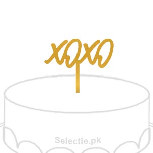 Xoxo Love Hugs And Kisses Cake Topper