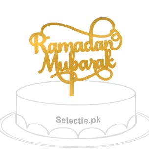 Ramadan Mubarak Cake Topper