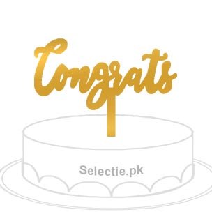 Congrats Congratulations Cake Topper