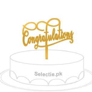 Congrats Congratulations Cake Topper