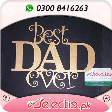 Best Dad Ever Father Cake Topper Charm