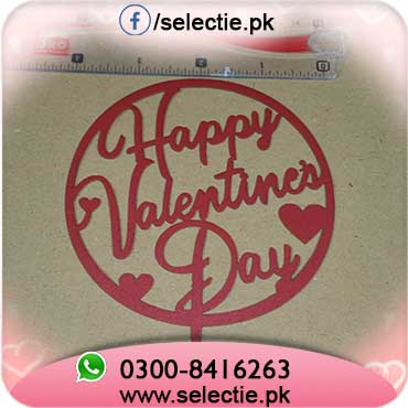 Happy Valentines Day Cake Toppers